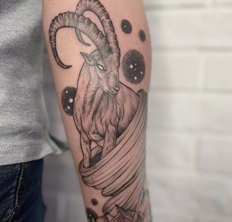 Tatuaż Koziorożca